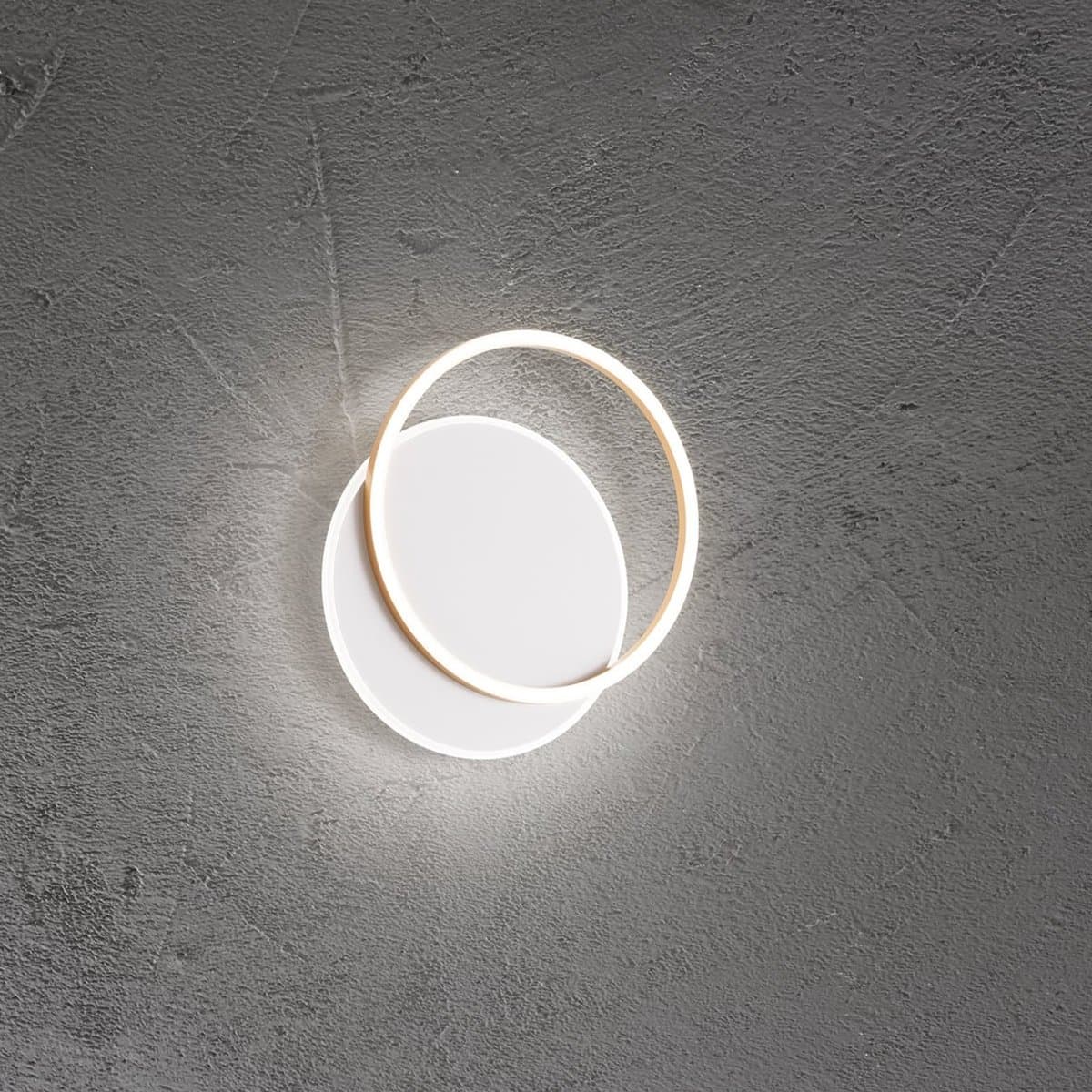 Plafoniera moderna Perenz illumina ORBIT 8194 OR LC LED alluminio metallo oro spazzolato acrilico - 3