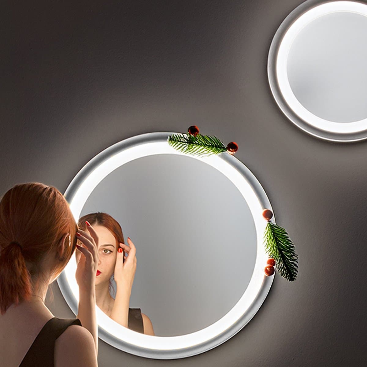 Plafoniera moderna Perenz illumina MIRO' 8258 GR LC LED 2660LM 3000K dimmerabile alluminio metallo acrilico grigio titanio - 2