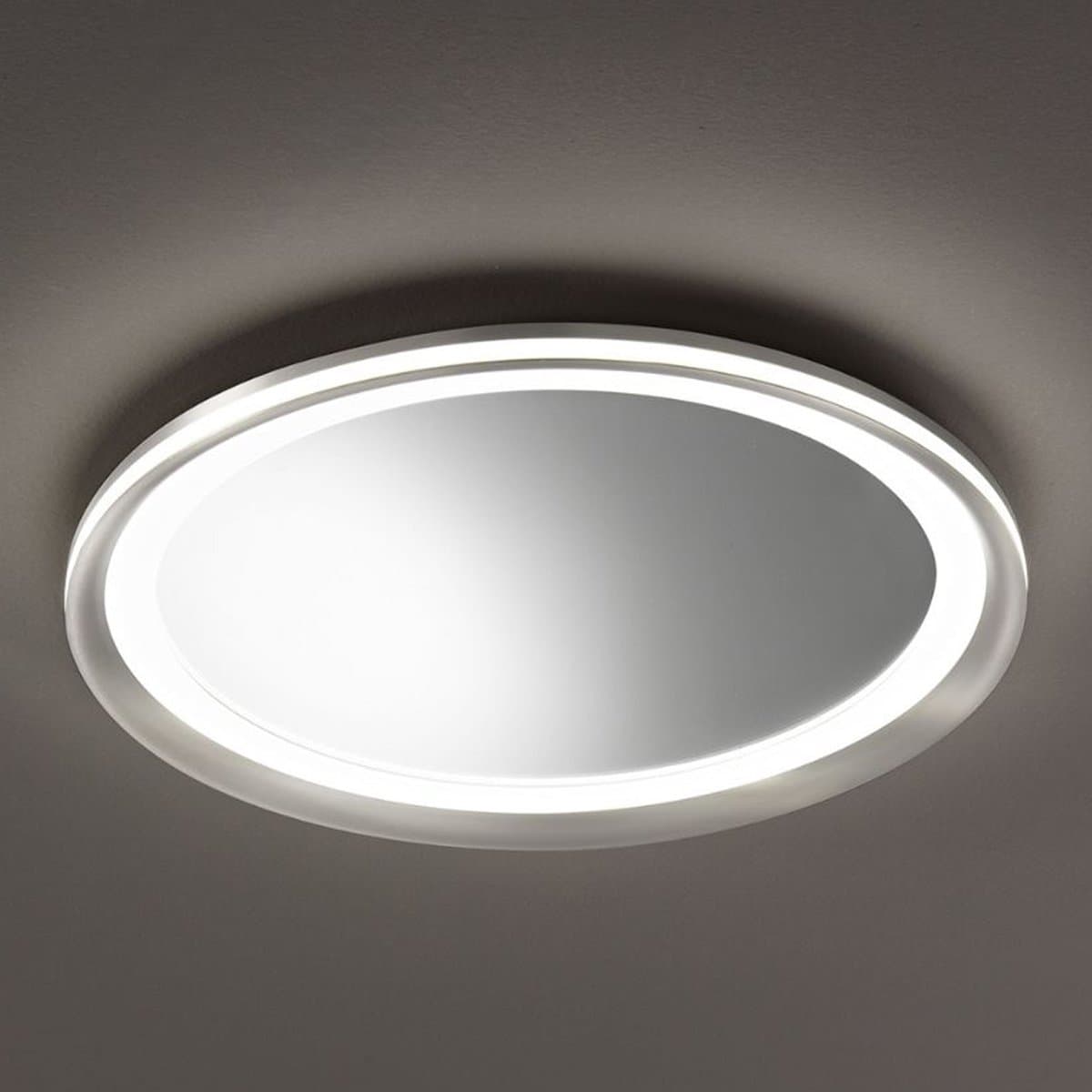 Plafoniera moderna Perenz illumina MIRO' 8260 GR LC LED 4130LM 3000K dimmerabile alluminio metallo acrilico grigio titanio - 3