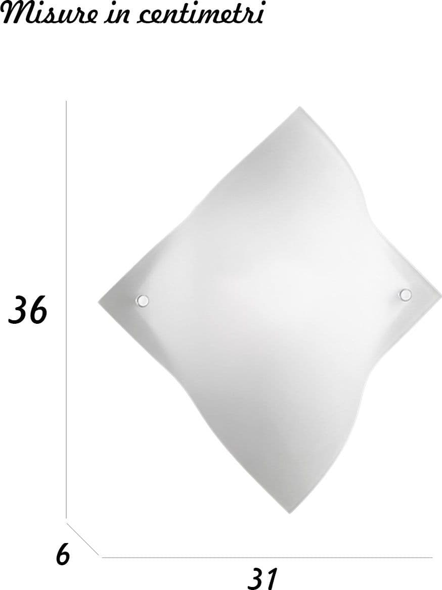 Applique vetro satinato Perenz CAKE 6022 E27 LED - 4