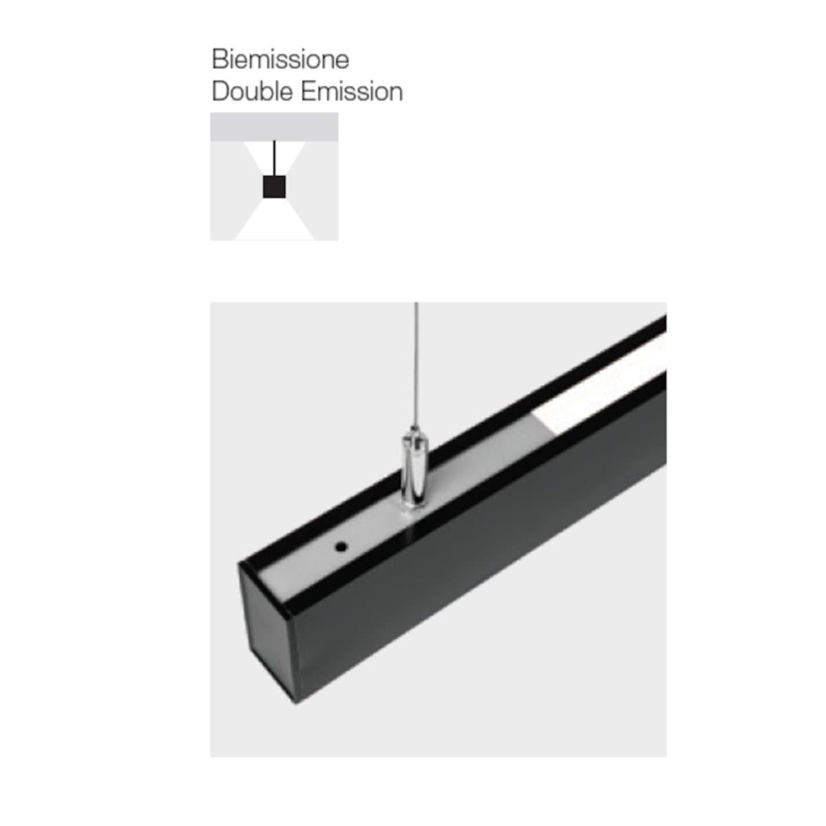 Sospensione moderna Gea Led GSO131C LED biemissione alluminio - 4