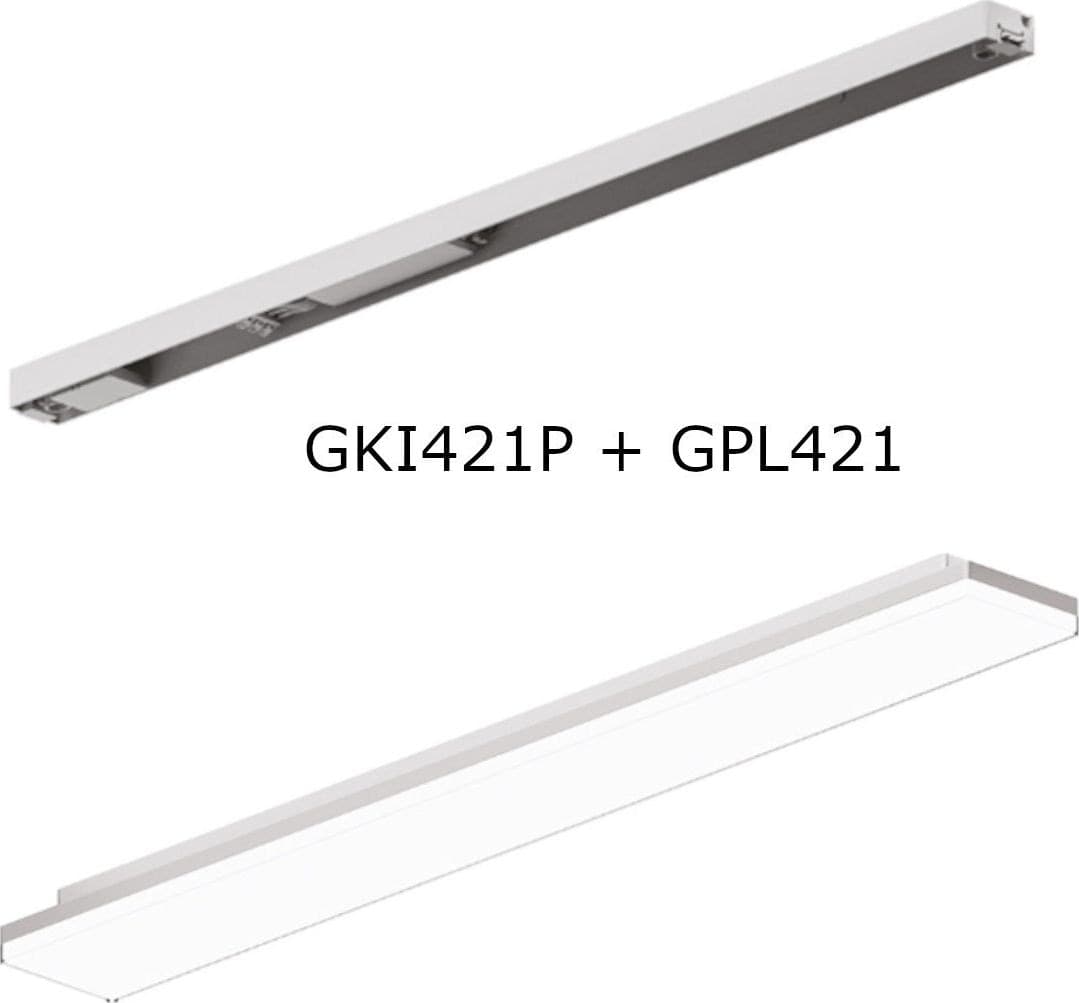 Plafoniera moderna Gea Led GPL421+GKI421P LED IP54 termoplastico - 3