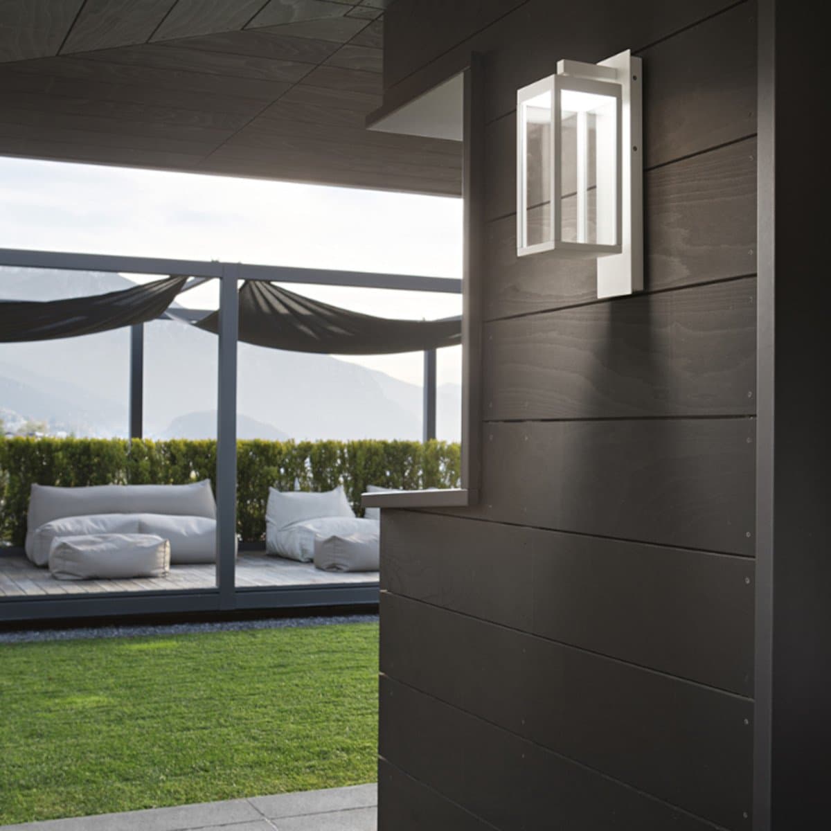 Applique moderno Gea Led GES770C LED 3000 IP65 alluminio vetro  bianco - 3
