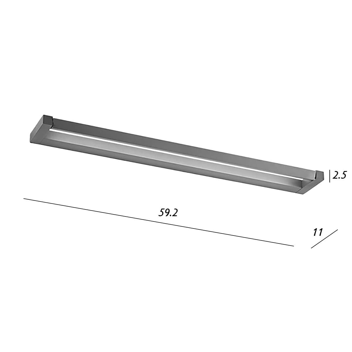 Applique orientabile Perenz SLIM 8452 AL CT LED CCT 1440LM alluminio spazzolato - 4