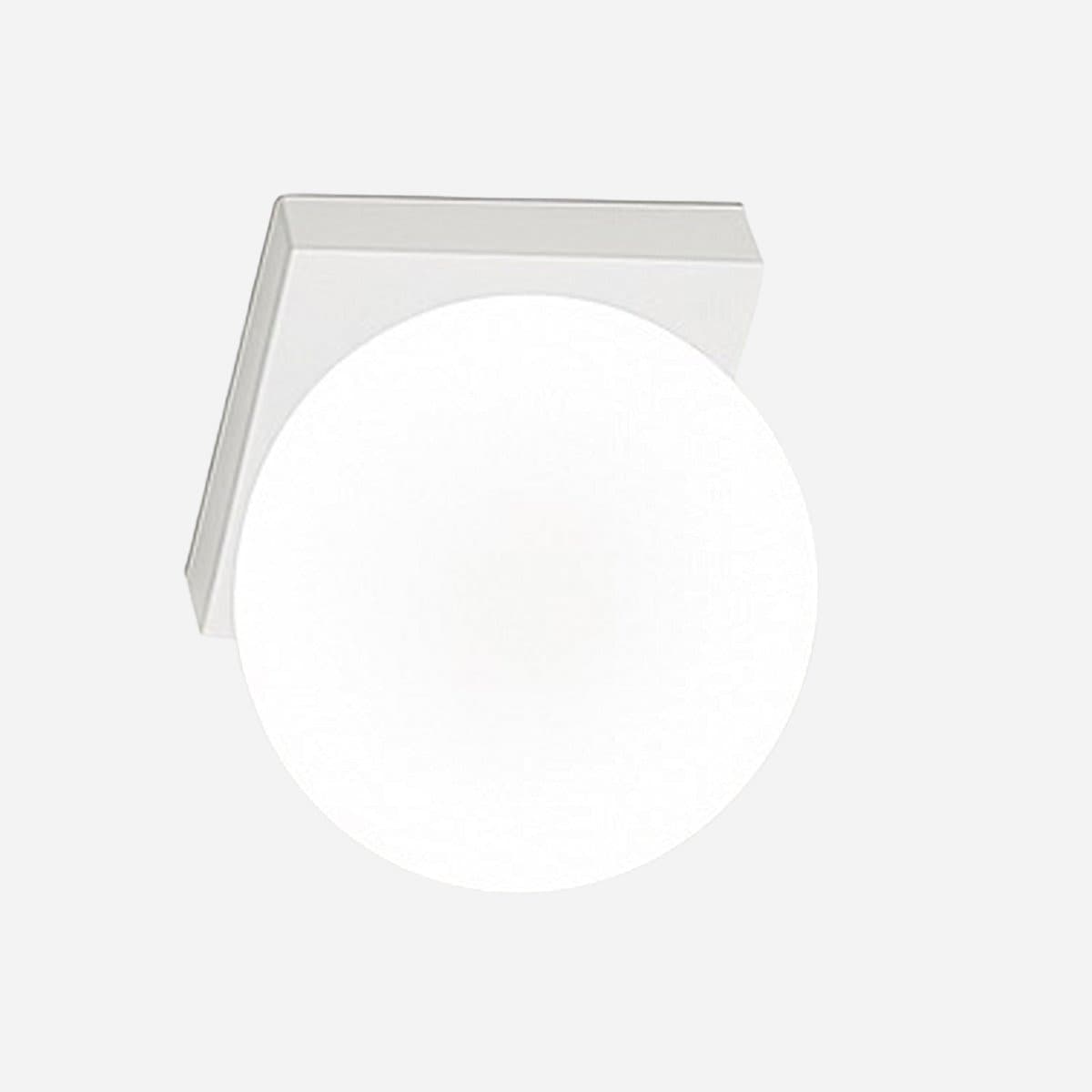 Applique Perenz DOT 8376 B LC LED 856LM 3000K IP40 sfera vetro soffiato metallo bianco - 2