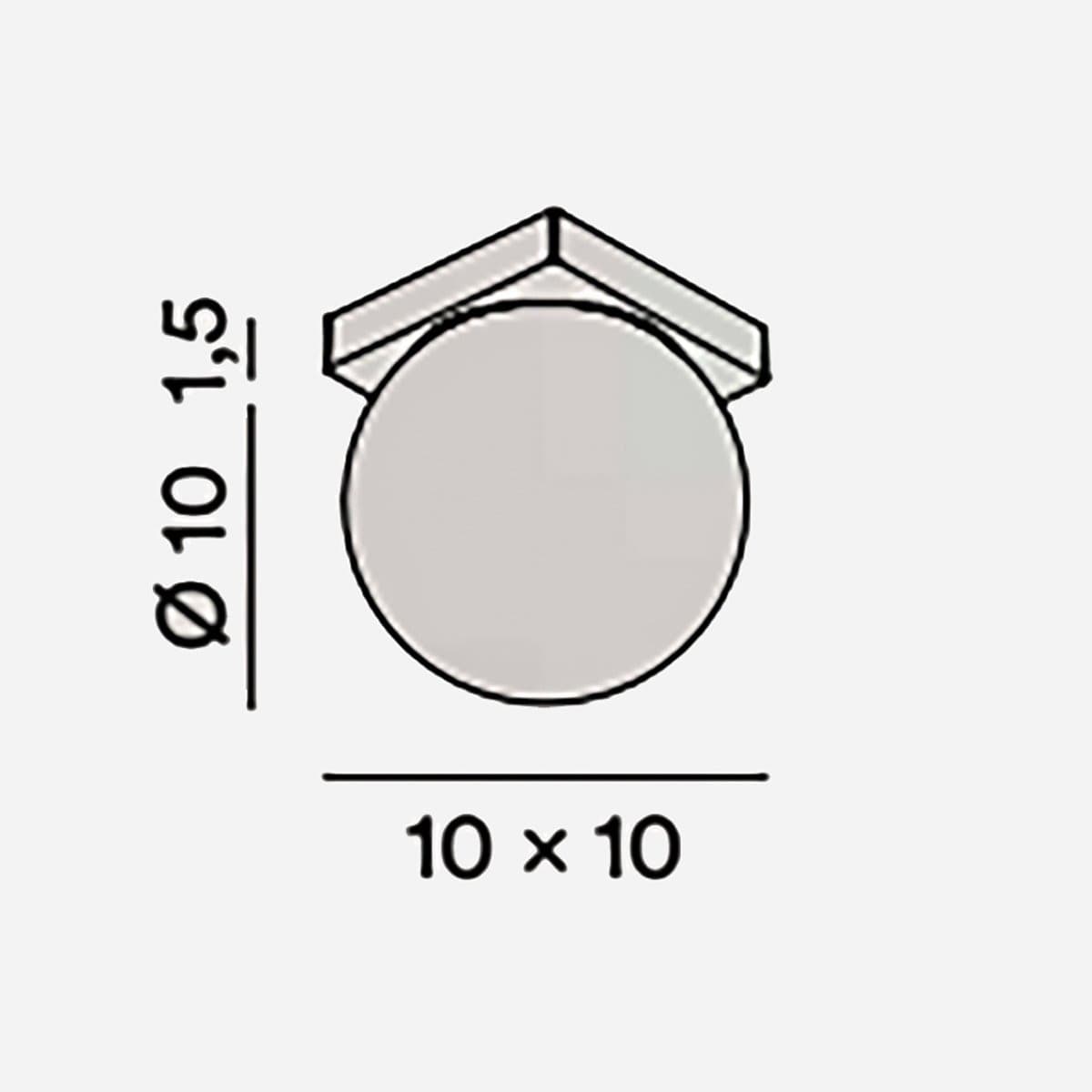 Applique Perenz DOT 8376 OB LC LED 856LM 3000K IP40 sfera vetro soffiato metallo ottone brunito - 4
