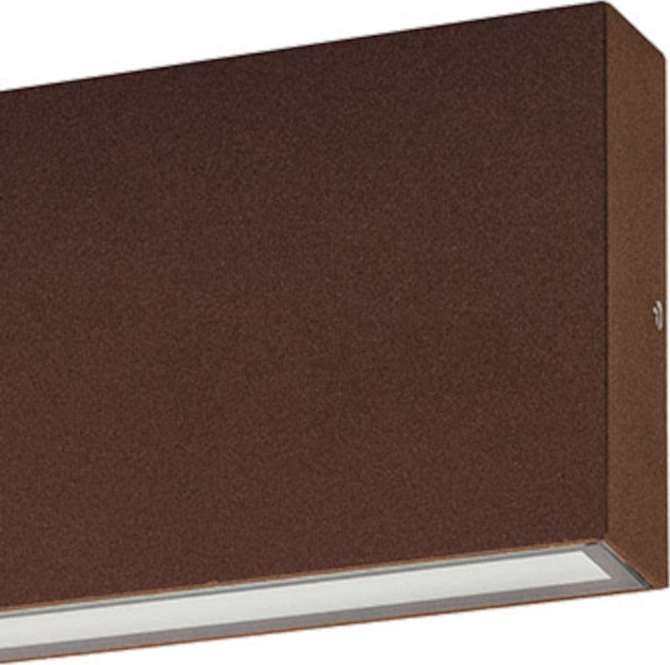 Applique classico Gea Led GES2212 LED IP65 alluminio marrone biemissione - 2