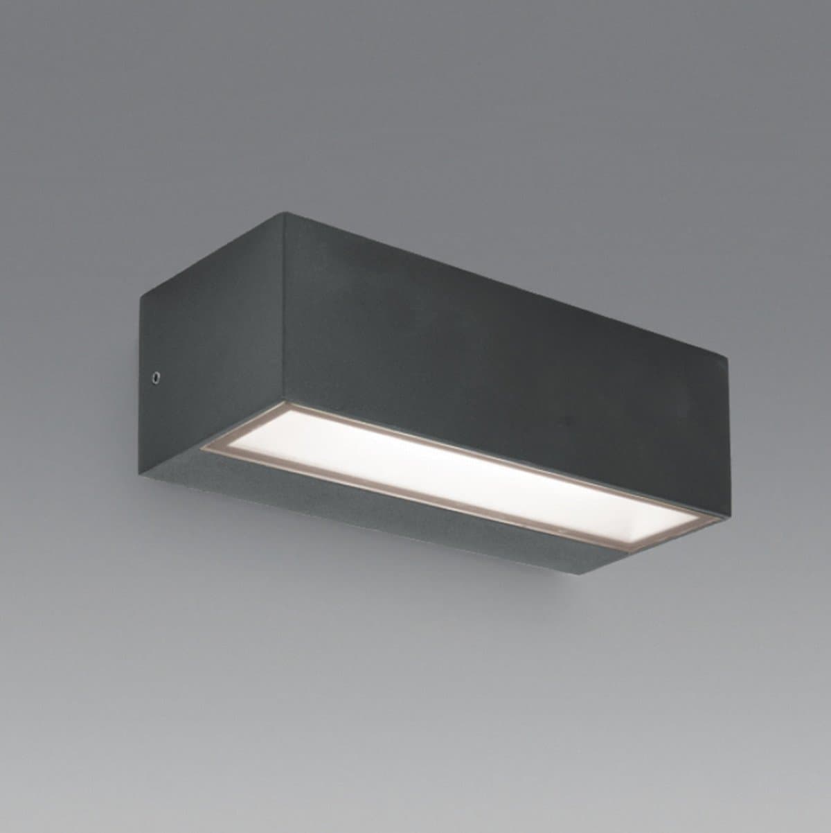 Applique moderno Gea Led GES2244 LED IP65 alluminio antracite biemissione - 2