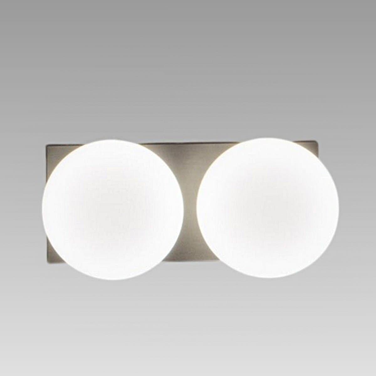 Applique Perenz DOT 8378 GR LC LED 1633LM 3000K IP40 sfera vetro soffiato metallo grigio titanio - 2