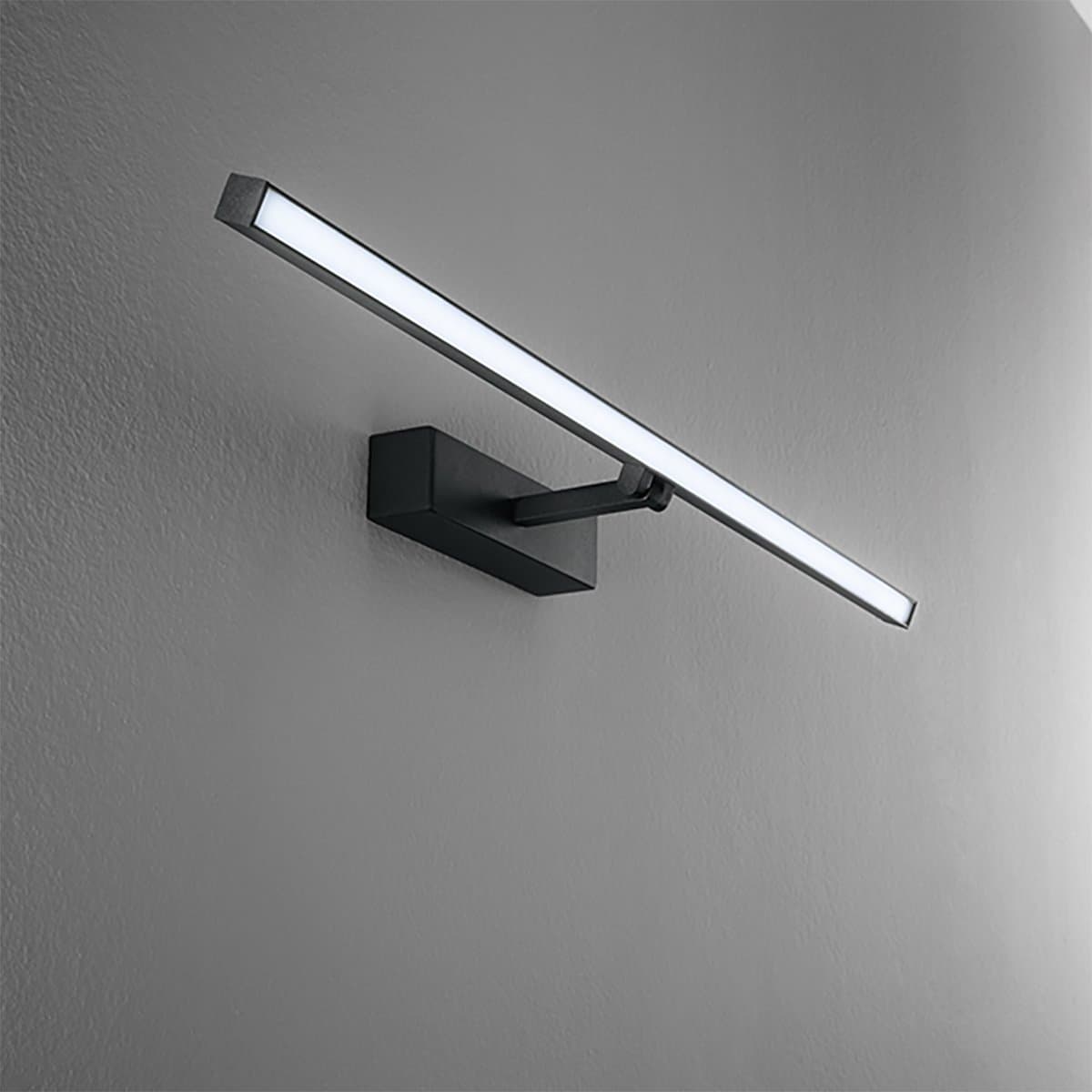 Applique Perenz RIGA 8044 N CT LED CCT 1680LM IP44 diffusore orientabile metallo nero opaco - 2