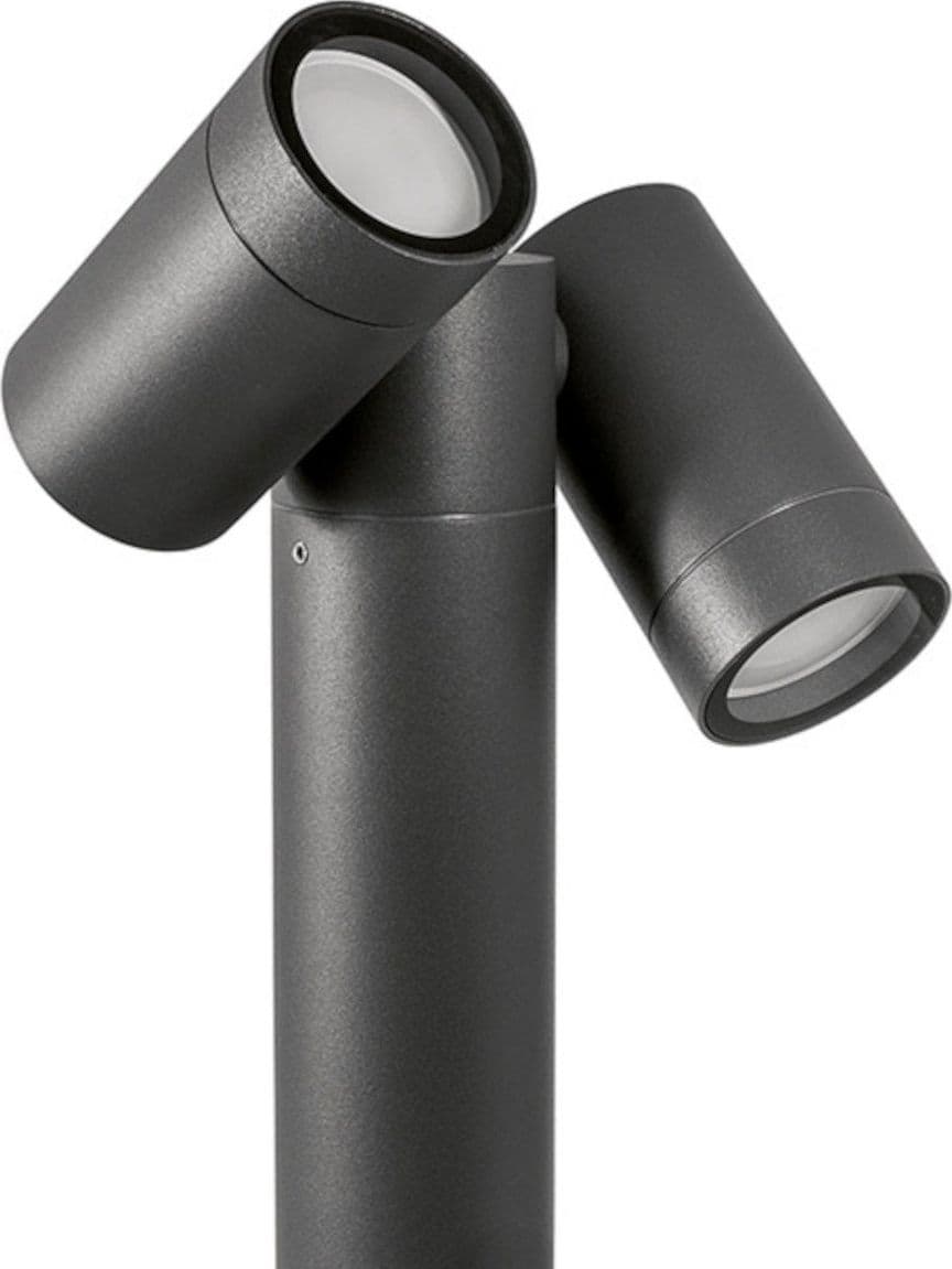Lampada picchetto Gea Led GES2222 2xGU10 LED IP65 moderno alluminio orientabile - 2