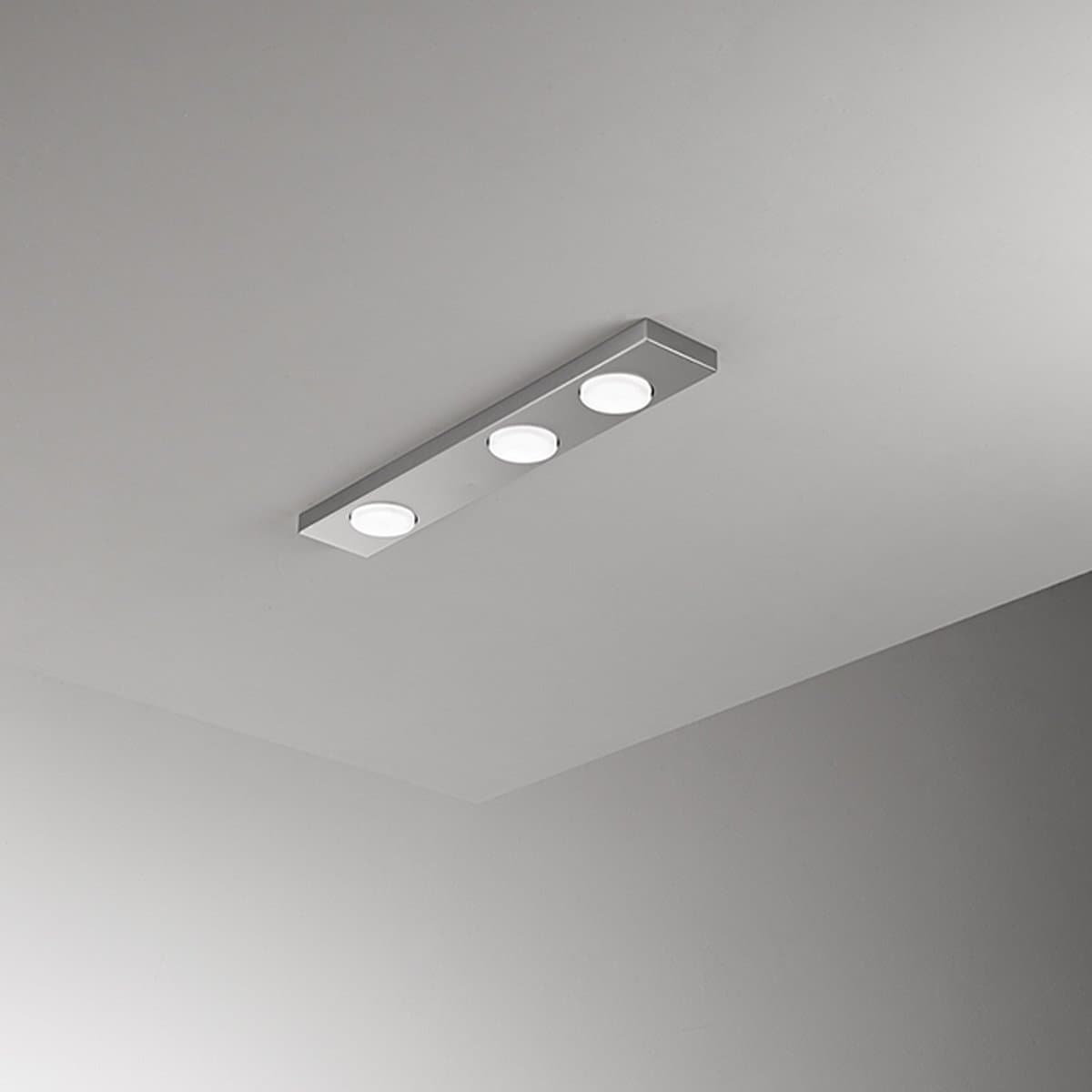 Plafoniera Perenz BOTTONE 8566 AL GX53 LED alluminio opaco - 3