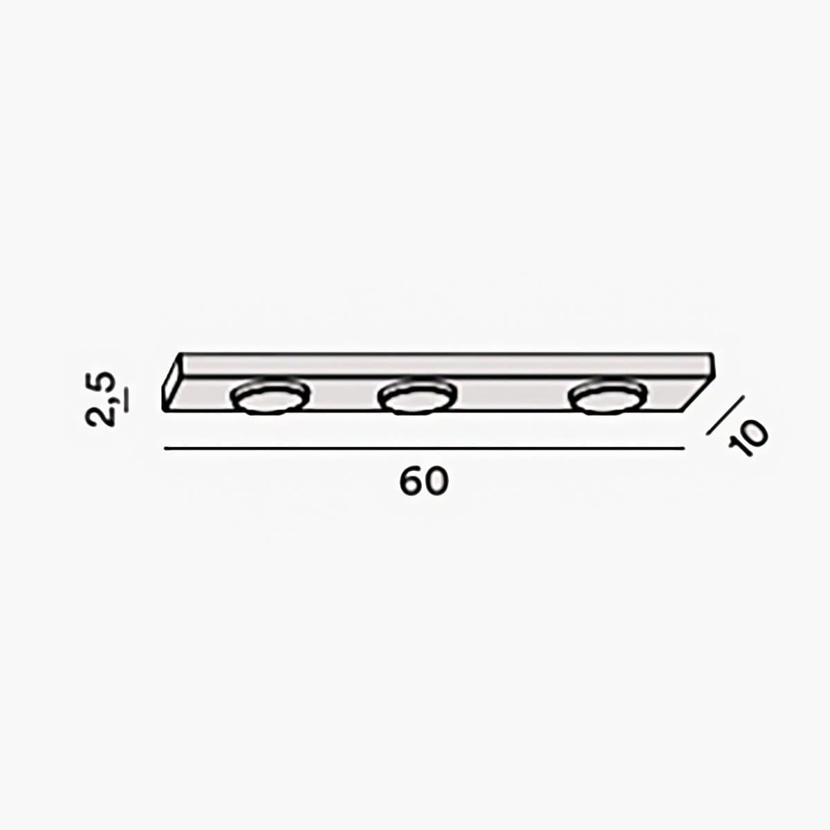 Plafoniera Perenz BOTTONE 8566 AL GX53 LED alluminio opaco - 4