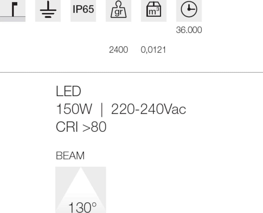Lampada stradale Gea Led GES2352 LED IP65 alluminio inclinazione regolabile - 5