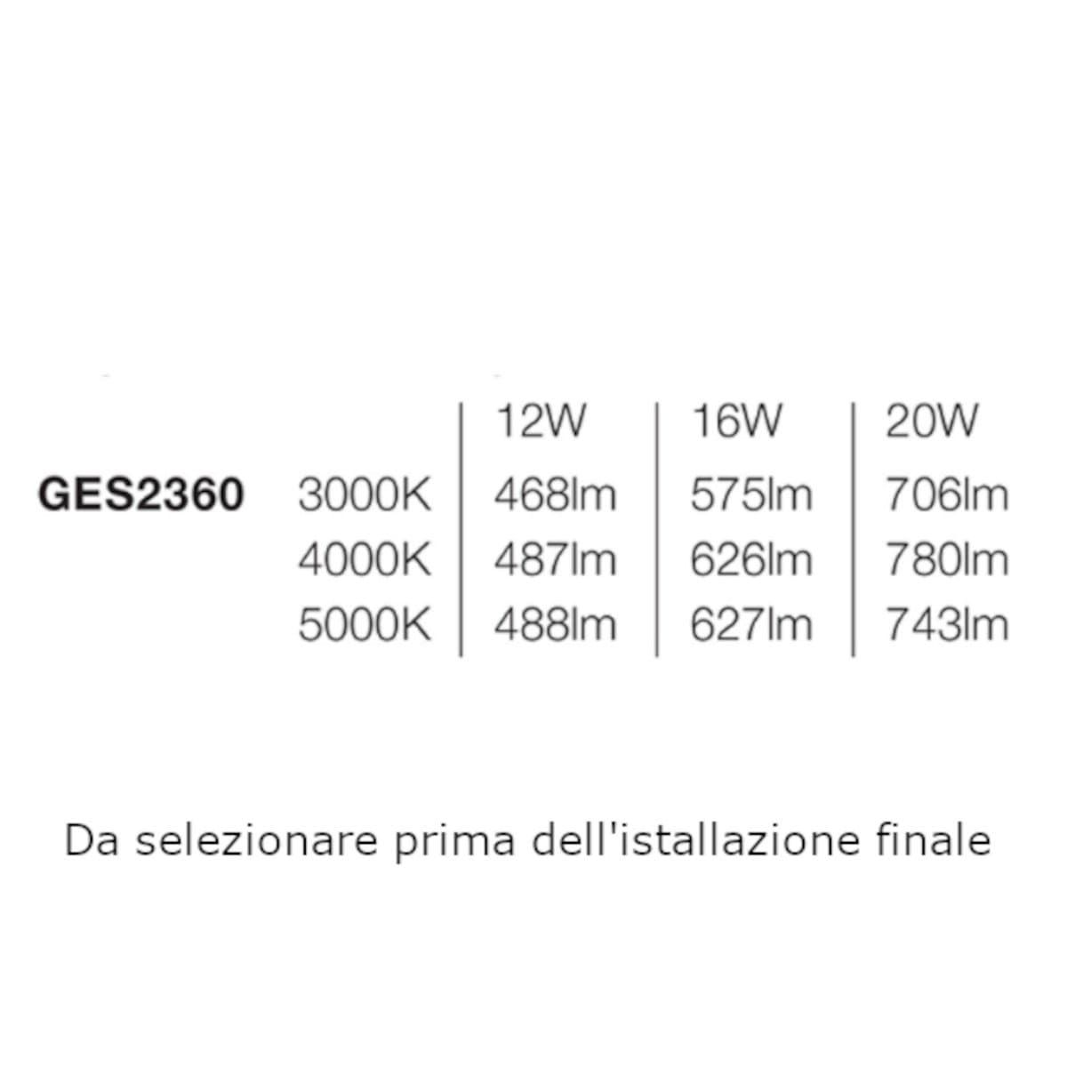 Lampioncino moderno Gea Led GES2360+GES2404 LED IP65 alluminio metacrilato - 5