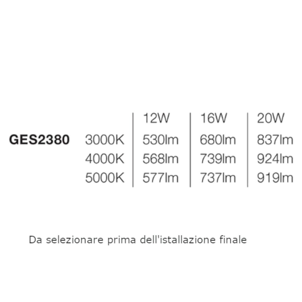 Lampioncino moderno Gea Led GES2380+GES2402 LED IP65 alluminio metacrilato - 7