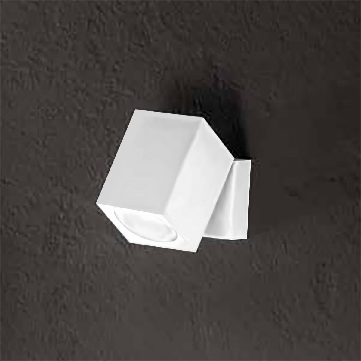 Spot orientabile quadrato Perenz PIN 8490B 8294B GU10 LED bianco opaco - 2