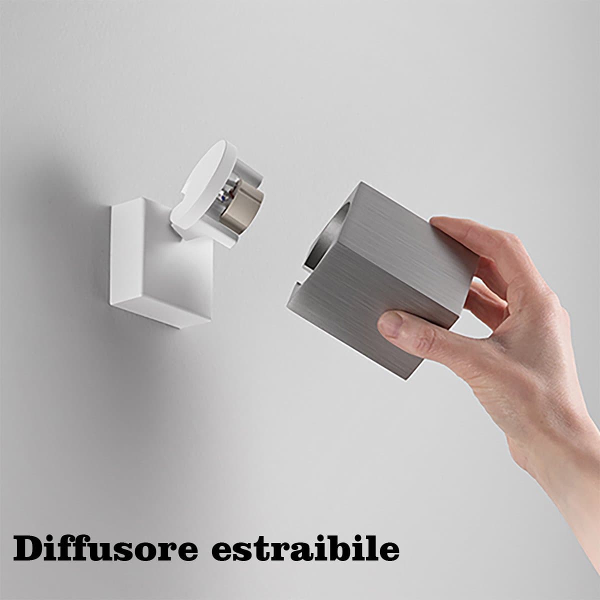 Spot orientabile quadrato Perenz PIN 8490B 8294B GU10 LED bianco opaco - 3
