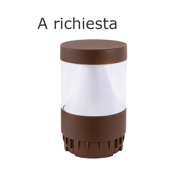 Lampioncino moderno Gea Led GES2390+GES2400 LED IP65 alluminio metacrilato - 9