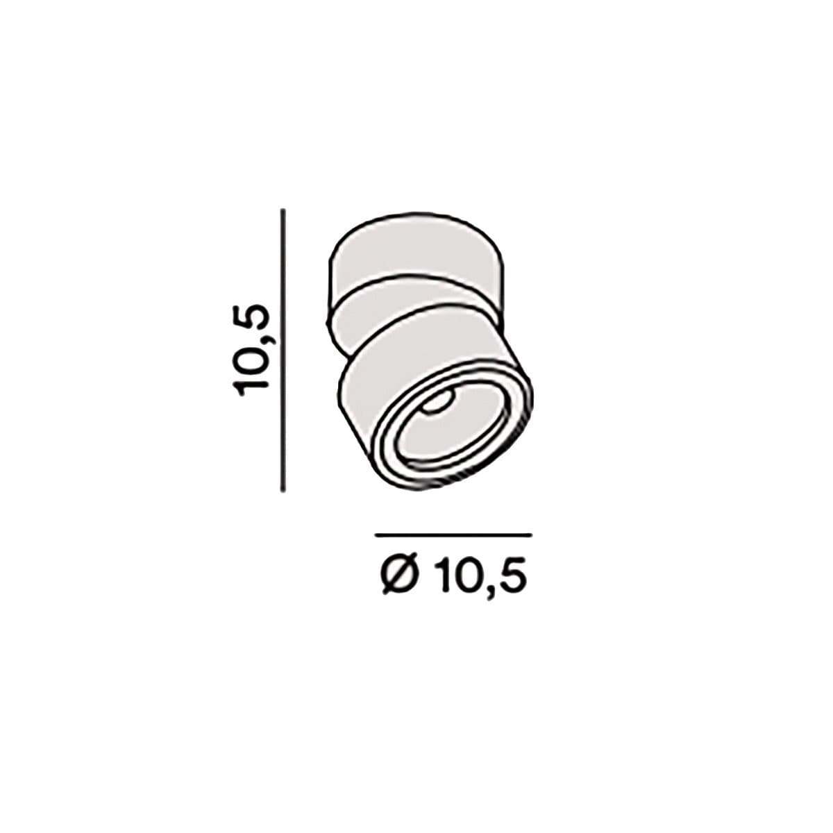 Spot Perenz CAMERA 6774 B CT LED CCT 900LM metallo bianco opaco orientabile - 2