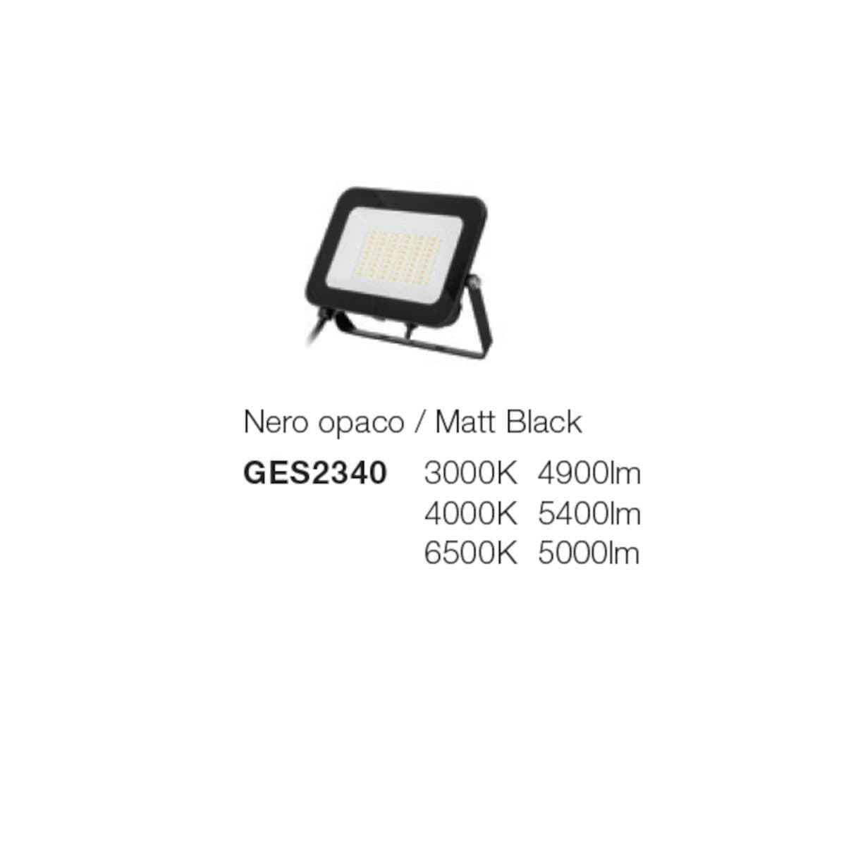 Proiettore LED Gea Led GES2340 50W IP65 orientabile alluminio vetro - 2