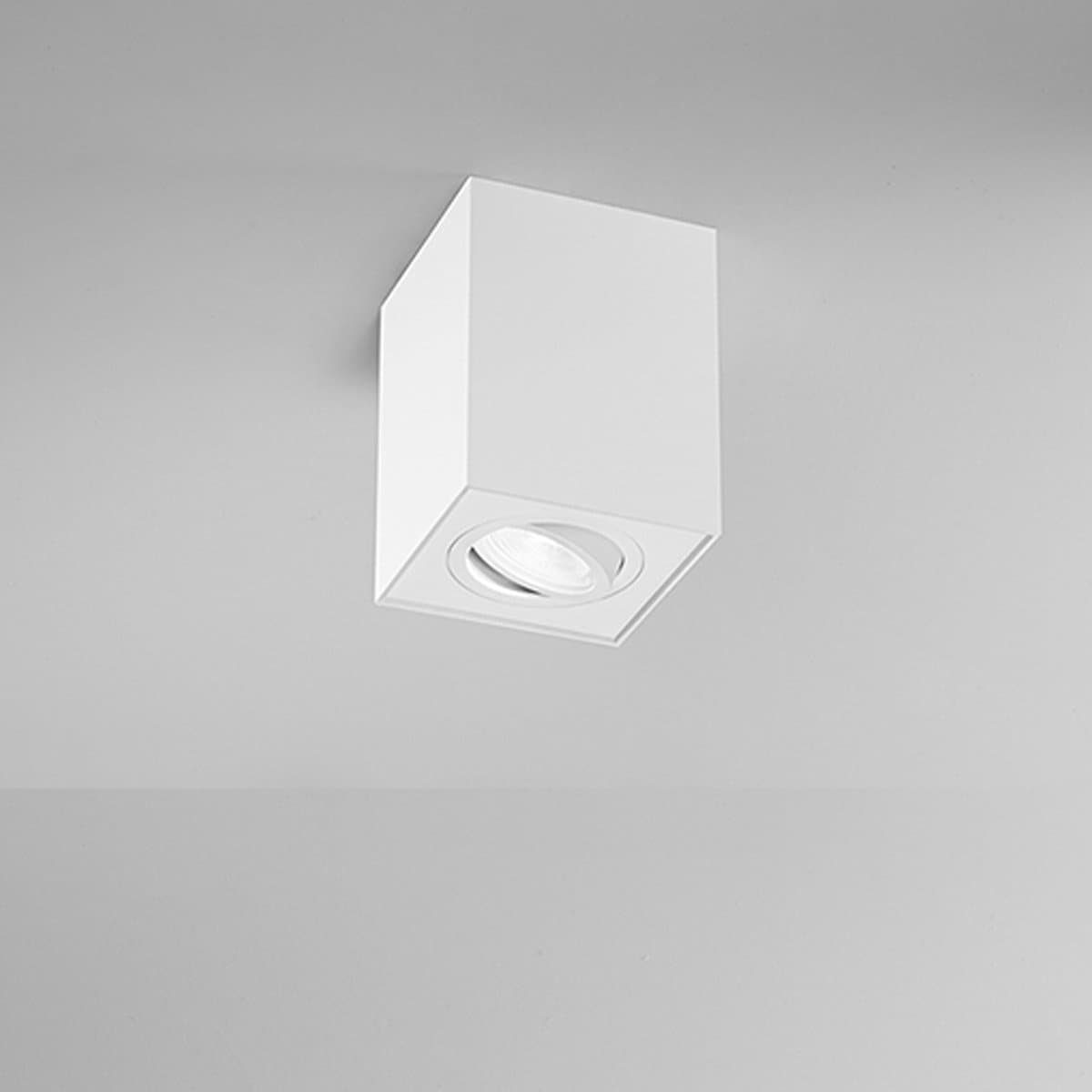 Plafoniera parallelepipedo Perenz CENTRIC 8364 B GU10 LED metallo bianco opaco - 2
