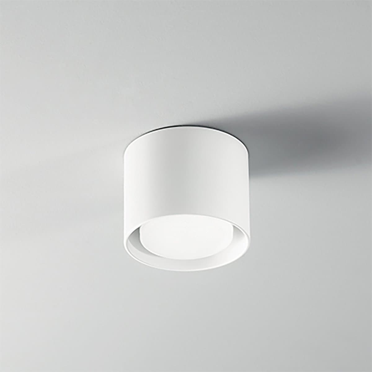 Plafoniera cilindro Perenz GEO 6740 B GX53 LED metallo bianco opaco - 2