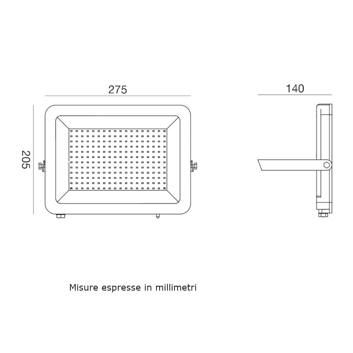 Proiettore LED Gea Led GES2341 100W IP65 orientabile alluminio vetro - 4
