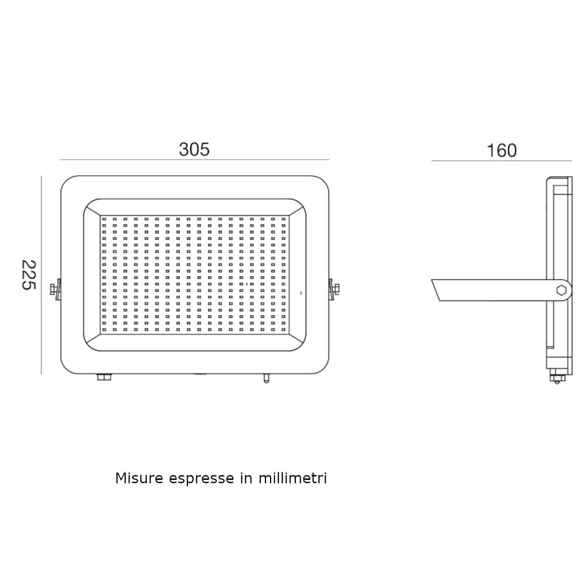 Proiettore LED Gea Led GES2342 150W IP65 orientabile alluminio vetro - 4