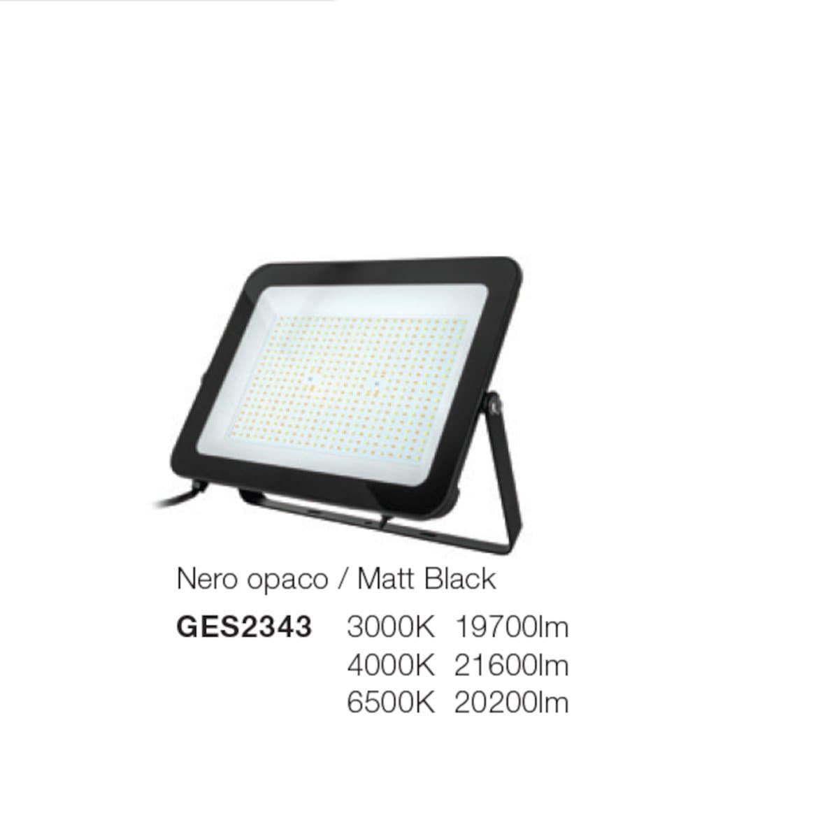 Proiettore LED Gea Led GES2343 200W IP65 orientabile alluminio vetro - 3