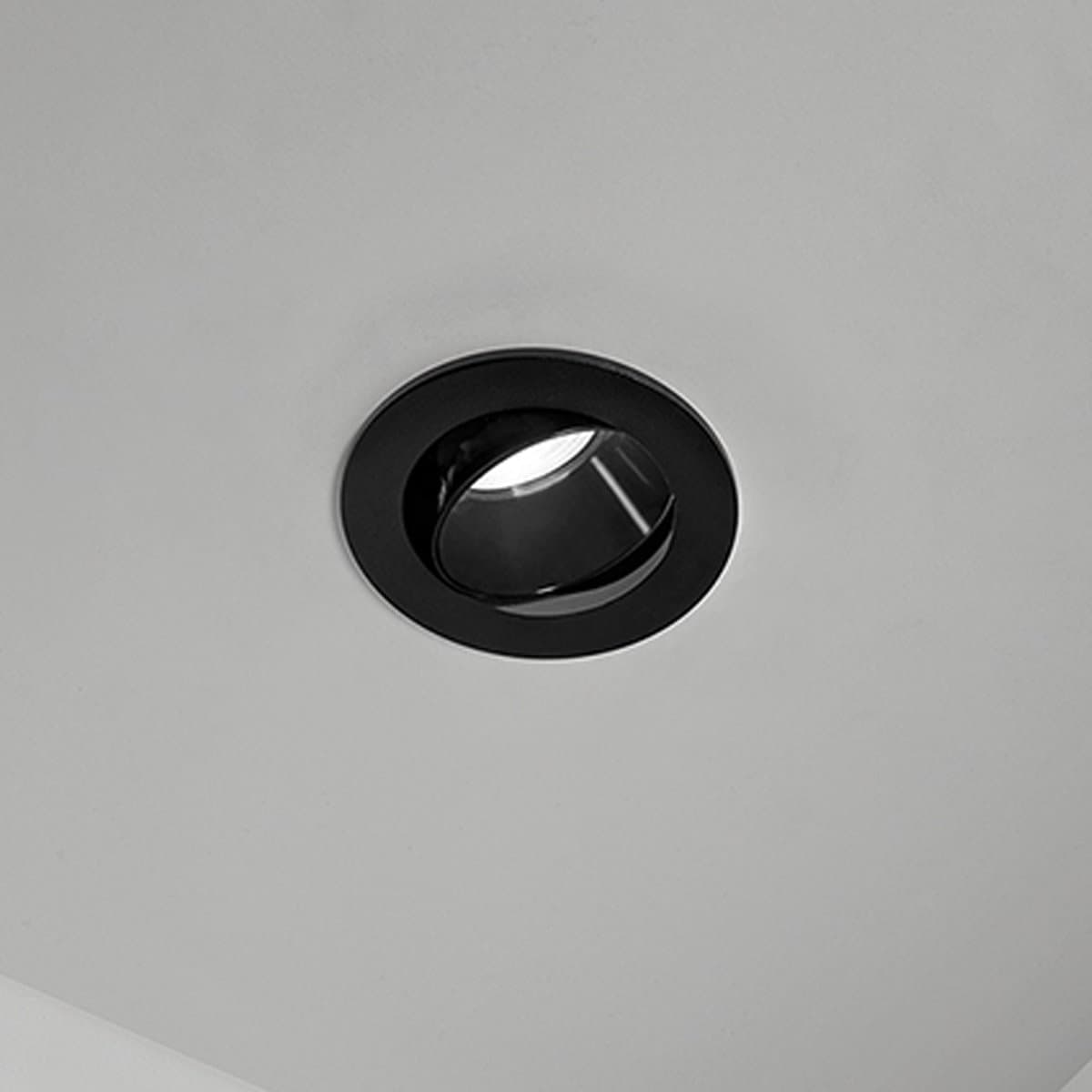 Faretto incasso tondo orientabile IP20 Perenz OASIS 8366 N GU10 LED nero - 3
