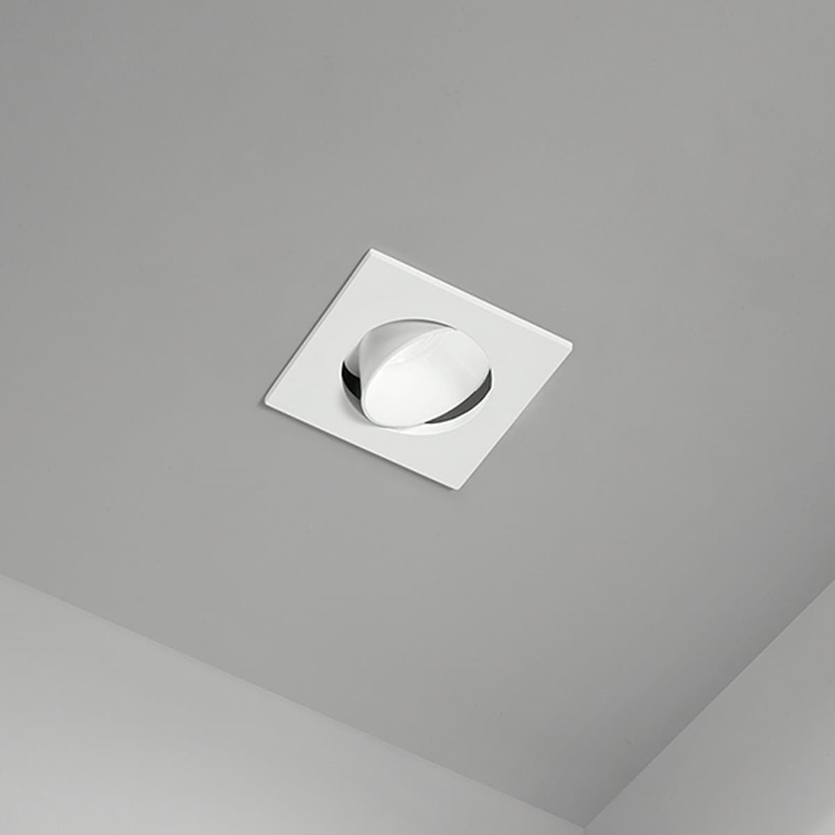 Faretto incasso quadrato orientabile IP20 Perenz OASIS 8368 B GU10 LED bianco - 2