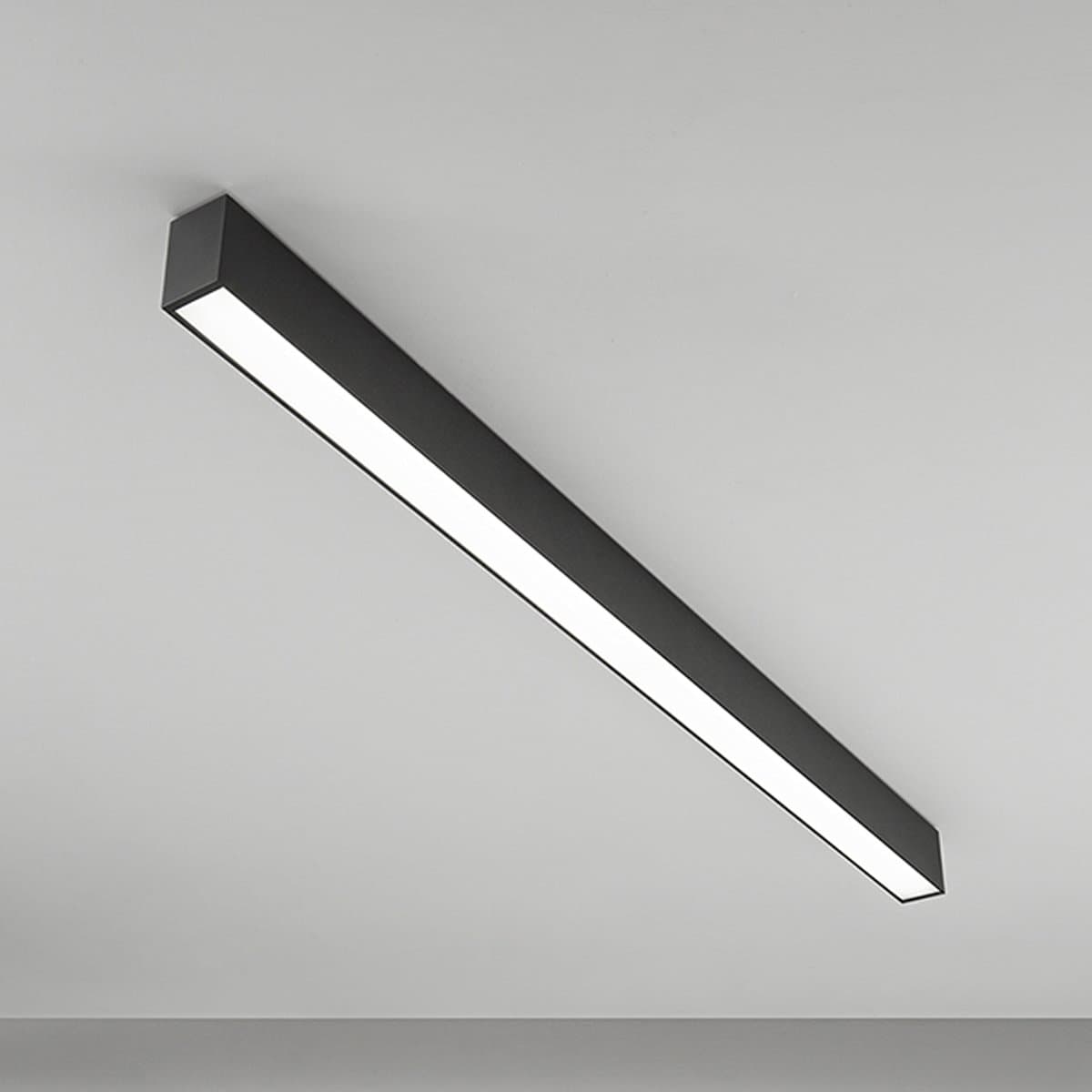Plafoniera moderna Perenz GRID 8464 N CT LED CCT metallo nero - 2