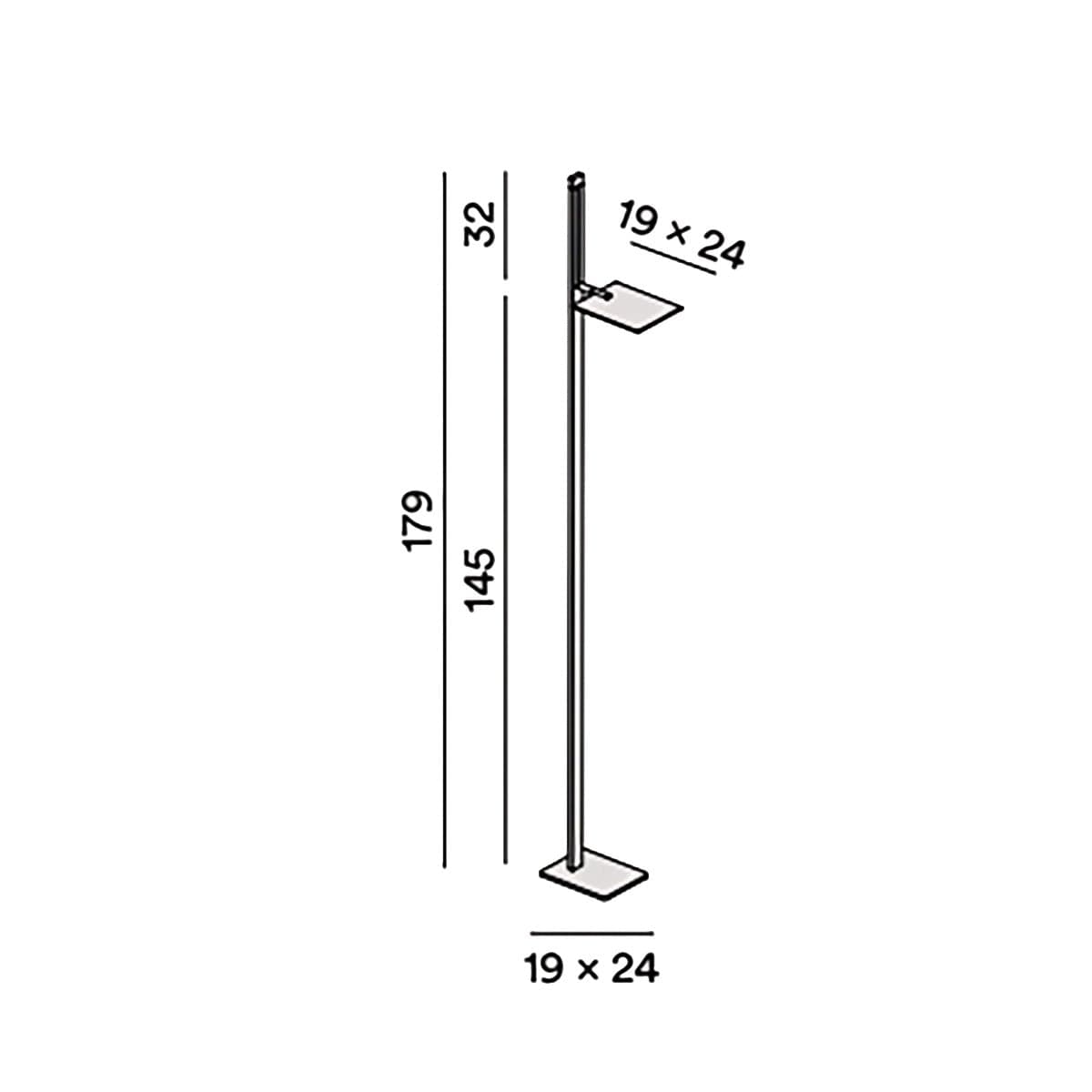 Piantana moderna led Perenz RADIANTE 8266 N CT LED CCT 2160Lm dimmerabile orientabile - 4