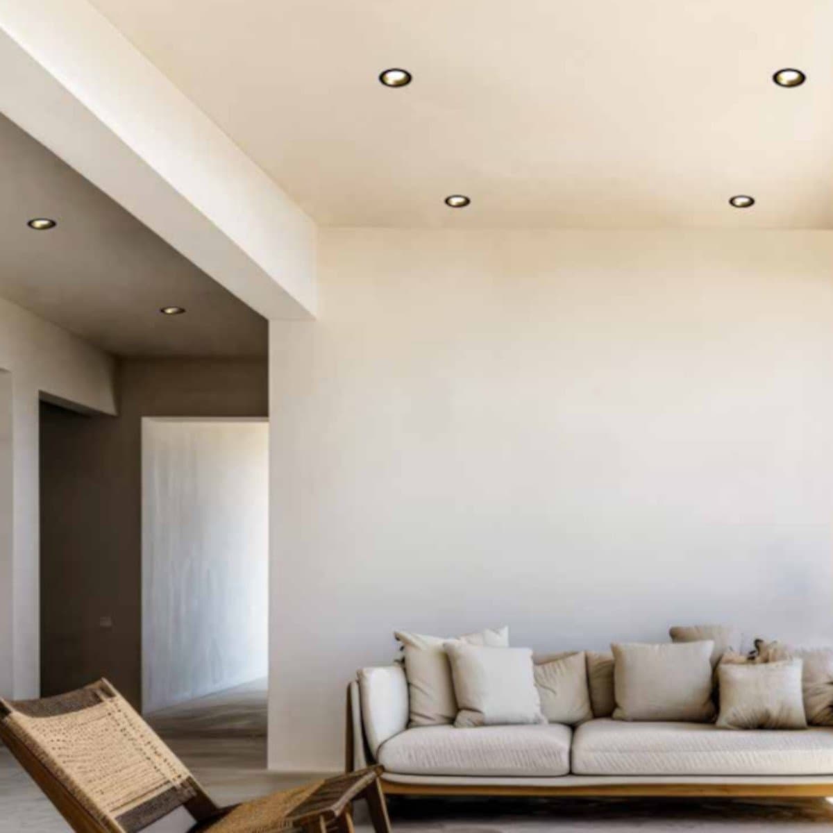 Faretto incasso Sforzin Illuminazione ATHOS GU10 LED IP54 gesso dipingere alluminio - 12