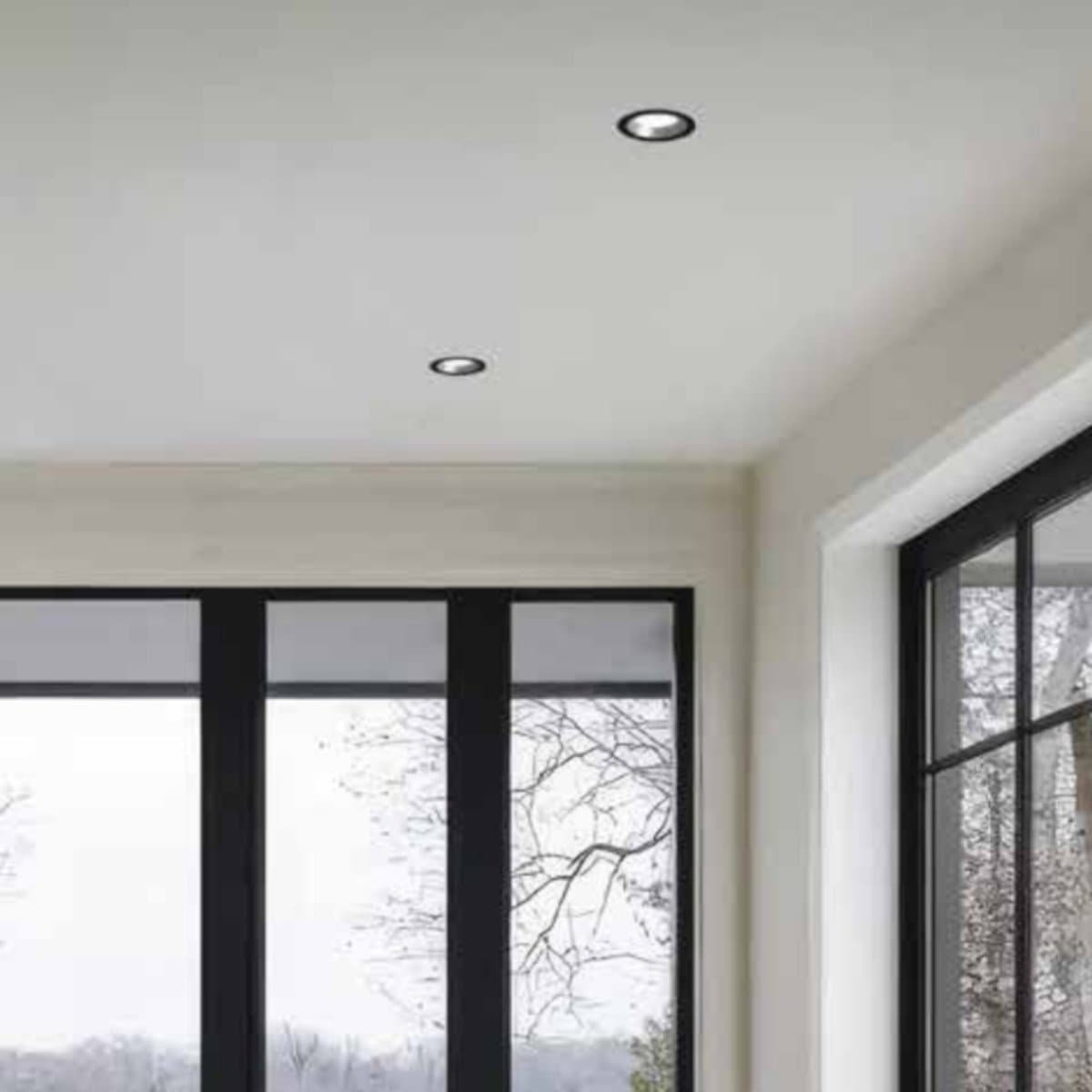 Faretto incasso Sforzin Illuminazione ATHOS GU10 LED IP54 gesso dipingere alluminio - 15