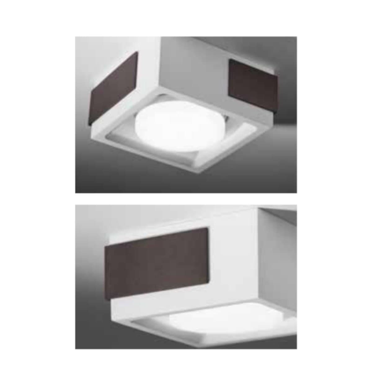 Plafoniera moderna Sforzin illuminazione VELIA  PL1 T543 T544 T545 GX53 LED gesso metallo - 17