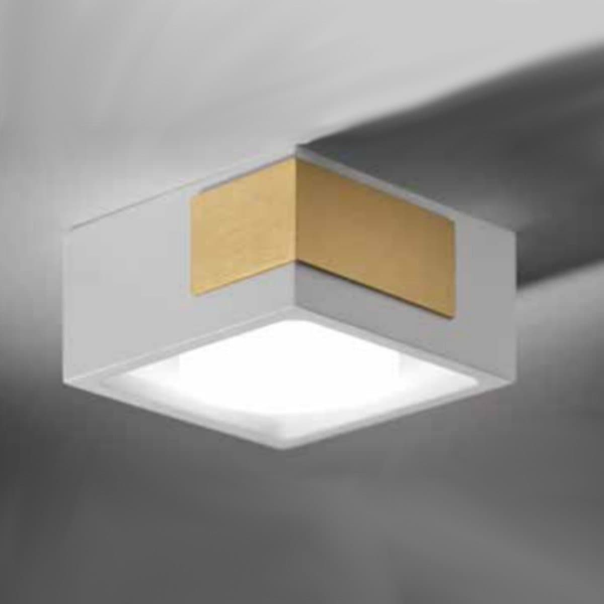 Plafoniera moderna Sforzin illuminazione VELIA  PL1 T543 T544 T545 GX53 LED gesso metallo - 8