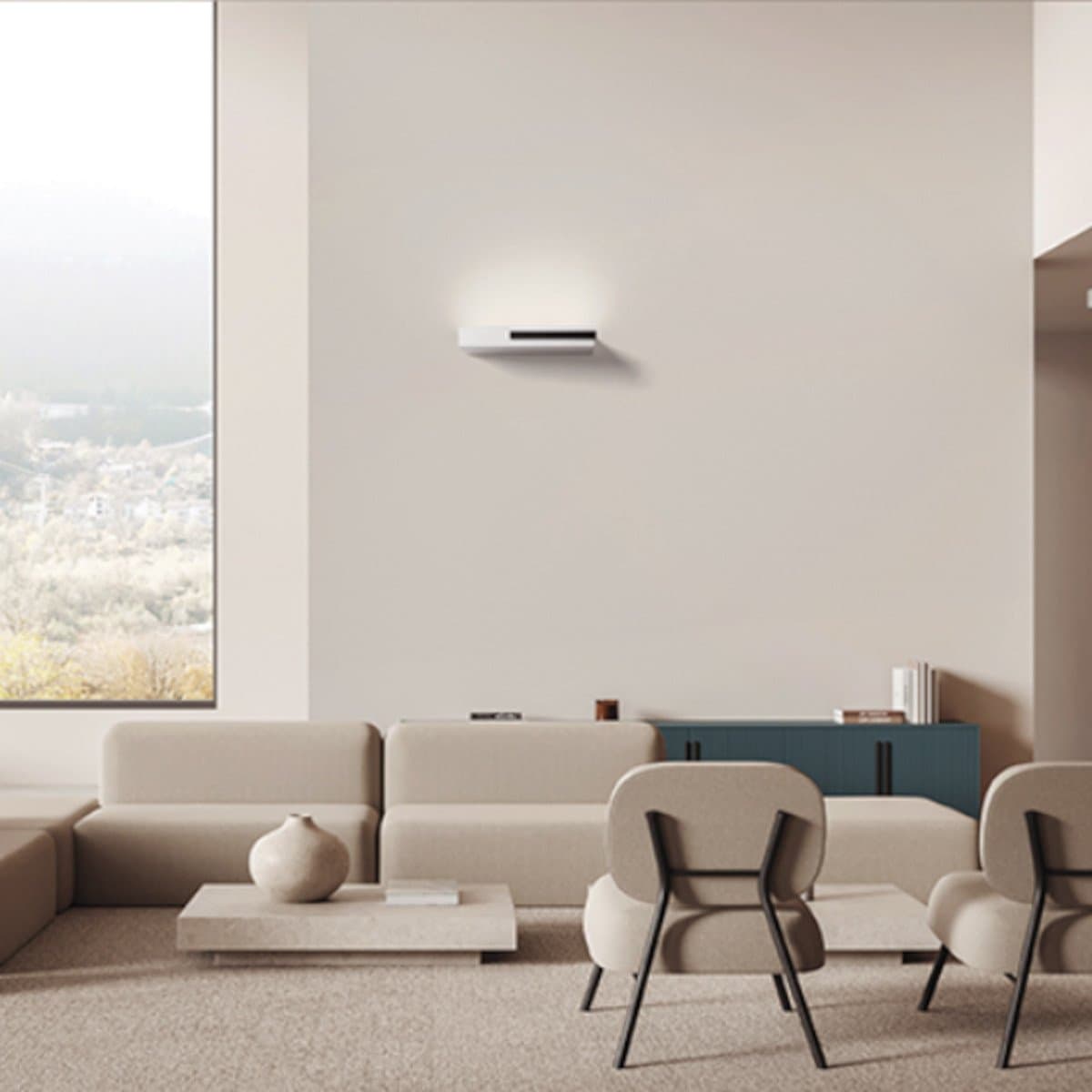 Applique moderna Sforzin illuminazione VELIA AP3 T540 T541 T542 GX53 LED monoemissione gesso metallo - 14