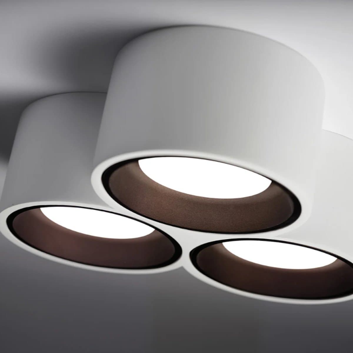 Plafoniera classica Sforzin illuminazione NASSO tonda T507 T508 T509 GX53 LED gesso alluminio - 2