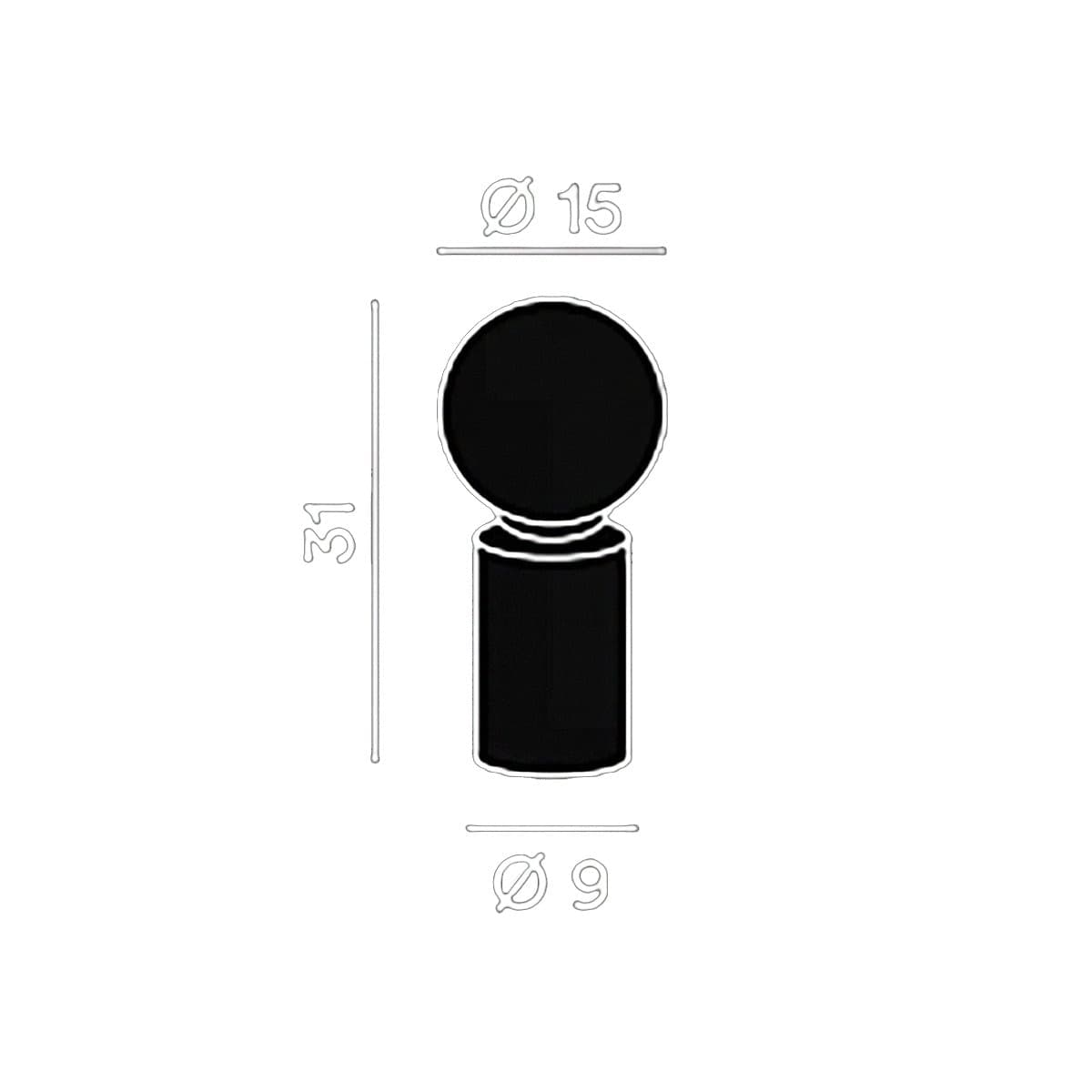 Abat-jour classica Perenz BIRILLO 6764 OR E14 LED metallo oro spazzolato vetro soffiato - 3