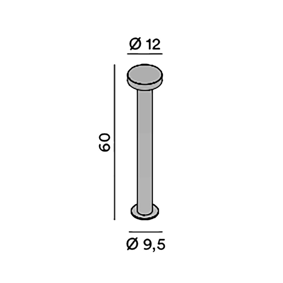 Lampioncino esterno IP65 Perenz STOOL 8320 VE LC 12W LED 3000K 960LM metallo alluminio verde - 4