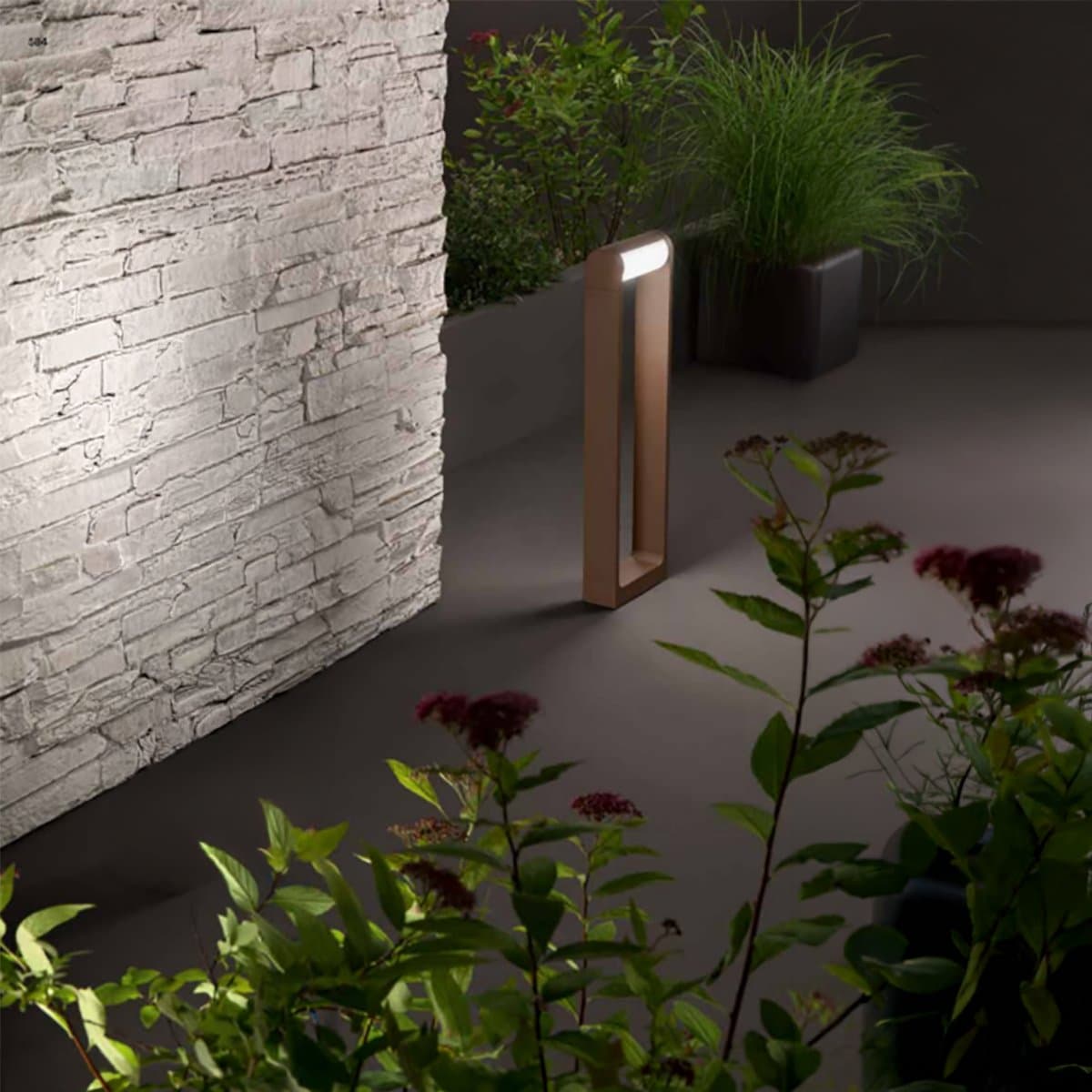 Lampioncino orientabile esterno IP65 Perenz ORIENTA 8334 E LC 12W LED 3000K 960LM metallo alluminio corten - 2