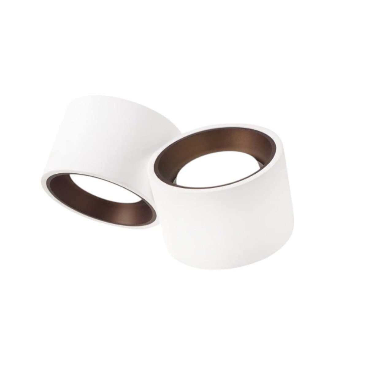 Applique classico Sforzin illuminazione NASSO tonda AP2 T519 T520 T521 GX53 LED gesso alluminio - 15