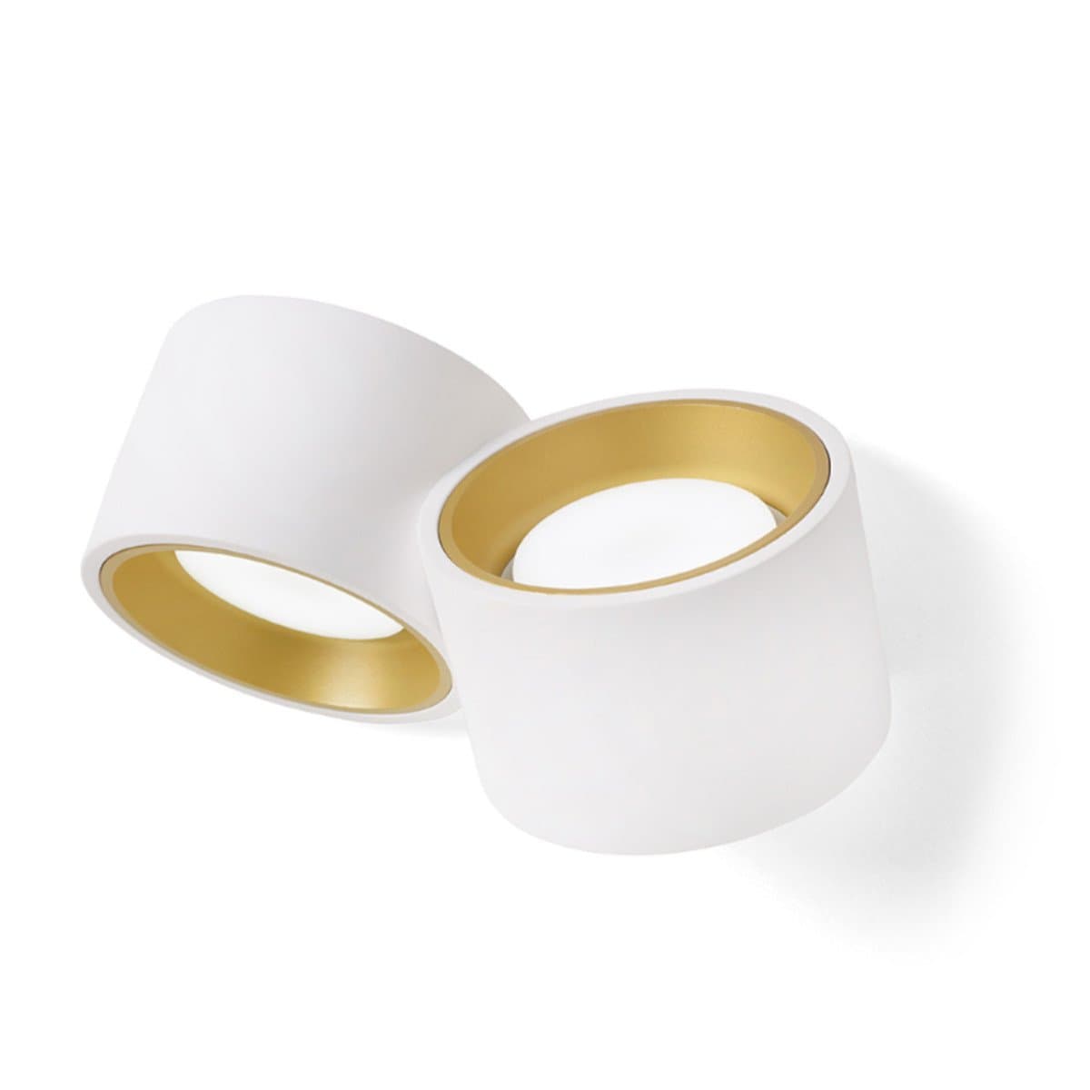 Applique classico Sforzin illuminazione NASSO tonda AP2 T519 T520 T521 GX53 LED gesso alluminio - 13