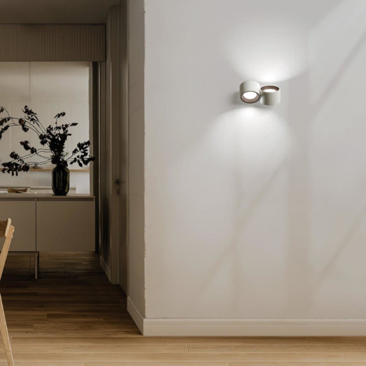 Applique classico Sforzin illuminazione NASSO tonda AP2 T519 T520 T521 GX53 LED gesso alluminio - 4