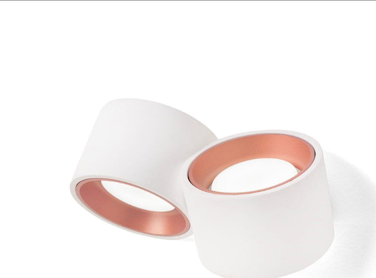 Applique classico Sforzin illuminazione NASSO tonda AP2 T519 T520 T521 GX53 LED gesso alluminio - 7