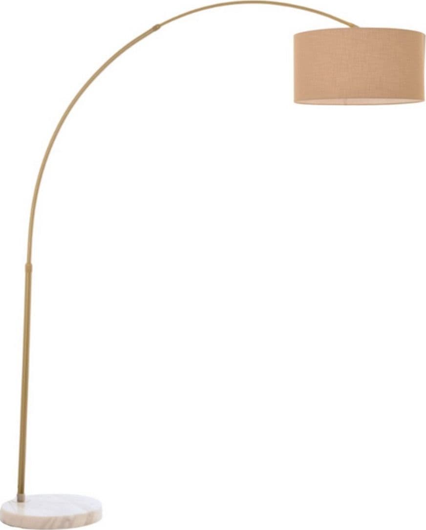 Piantana arco Illuminando BOING CILINDRO P 43 OS E27 LED metallo marmo bianco tessuto - 15