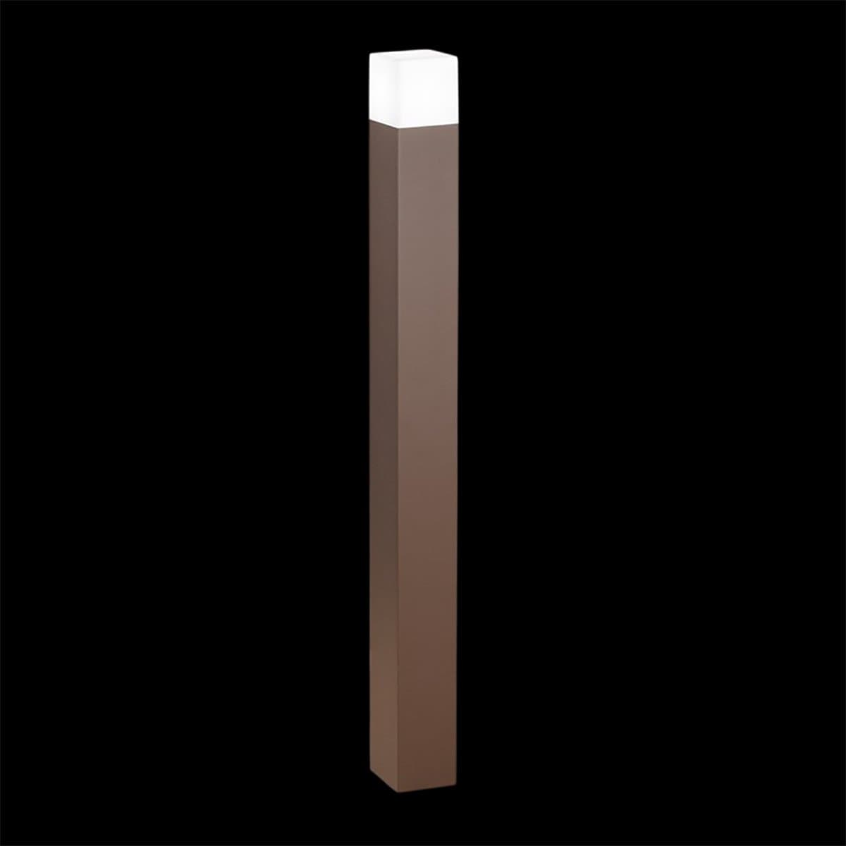 Lampioncino esterno IP54 Perenz TOWER 8344 E E27 LED metallo alluminio acrilico corten opaco - 2