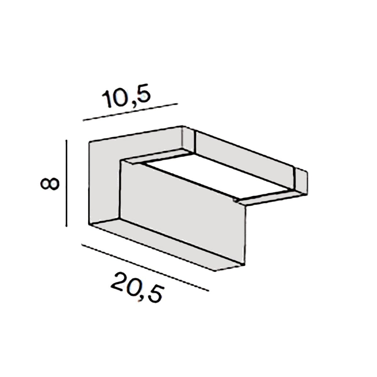 Applique esterno orientabile Perenz DISPLAY 8350 A CT IP65 LED CCT antracite opaco - 3